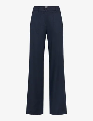 Brax Damen Palazzohose Style MAINE, dunkelblau, Gr. 32