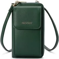 Frentree Schultertasche Damen Cross-Body Handtasche mit Handyfach und Portemonnaie, Umhängetasche mit vielen Fächern