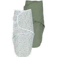 Meyco Baby Pucksack Cheetah Forest Green (2 tlg., 0-3 maanden - 2-Pack), 0-3 maanden - 2-Pack