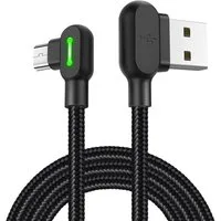 mcdodo LED 90 Grad Micro-USB M Ladekabel Winkel USB Kabel USB-Kabel, Standard-USB, USB Micro-B (180 cm)