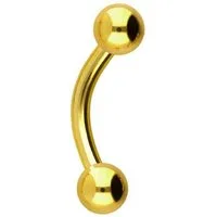 PIERCINGLINE Bauchnabelpiercing Titan Banane (Bananen, 1-tlg)