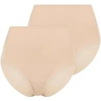 YSABEL MORA Shapingpants Special You (2er Pack) florale Spitze, elastisch, Form-Effekt