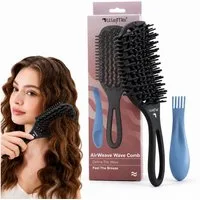 Forrlite Haarbürsten-Set Haarbürsten-Set Entwirrbürste für Nass & Trocken Haar, Haarbürsten-Set Entwirrbürste Paddle Bürste, Haarbürste für Nass- & Trockenhaar, Anti-Frizz Stylingbürste für Damen Herren