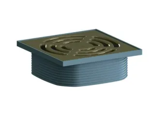 Dallmer Aufsatz DallDrain Pure, grünbraun, 120 x 120 mm, 518286 518286