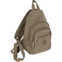 BAG STREET Freizeitrucksack Bag Street Cityrucksack braun crinkle (Cityrucksack), Damen, Jugend Cityrucksack, Freizeitrucksack Nylon, braun ca 35cm hoch