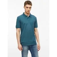s.Oliver Kurzarmshirt Polo-Shirt Poloshirt aus Baumwollpiqué
