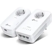 tp-link TL-WPA8631P KIT Netzwerk-Adapter, AV1300-AC1200, WLAN Powerline, mit Steckdose, bis 1,3 Gbit/s, Dualband