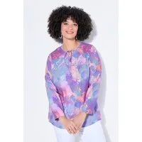 Angel of Style Longbluse Tunika A-Linie bunter Druck Langarm