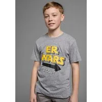 KIDSWORLD T-Shirt ER WARS Langarm, Basic-Passform, trendiger Print, Rundhalsausschnitt