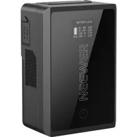 Neewer PS050E Mini V Mount Akku, 3450mAh 50Wh, OLED Bildschirm Kamera-Akku 3450 mAh (1 St), mit mehreren Anschlüssen, 45W PD Schnellladung, für Kamera Monitor