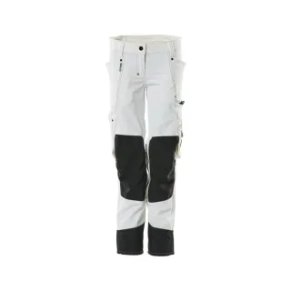 MASCOT Damen Hose mit Knietaschen ADVANCED Weiß 48 - 18388-311-06-82C48