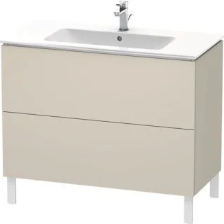 Duravit L-Cube Waschtischunterbau bodenstehend Taupe Supermatt 1020x481x704 mm - LC662708383 LC662708383