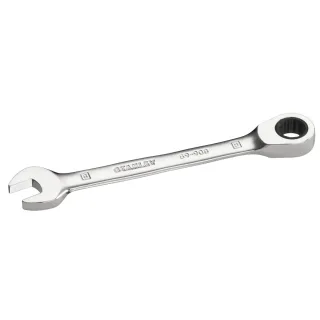 STANLEY Flacher Ringmaulschlüssel mit Ratsche 8 mm, 72 Zähne, 5° Betätigungswinkel - STMT89908-0