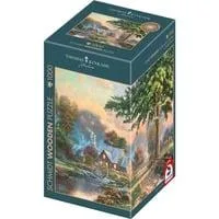 Holzpuzzle Thomas Kinkade Studios: Am alten Mühlenbach 1000 Teile