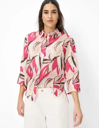 Brax Damen Bluse Style VICKI raspberry sorbet, Rosa, Gr. 36