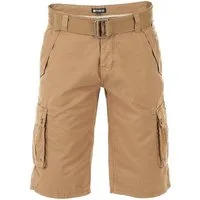 riverso Cargoshorts Herren Shorts RIVAnton Regular Fit Bermudashorts mit Gürtel