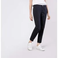 MAC Chinohose CHINO turn up mit dezentem Glanz, elegant und sportiv zugleich