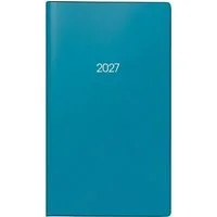 BRUNNEN Taschenkalender BRUNNEN Taschenkalender Mod. 753 2027, A6, Kunststoff, petrol