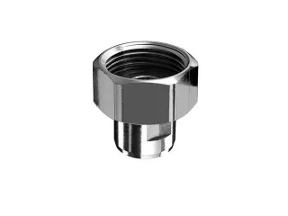 Schell Wasserzähler-Verschraubung 34/"IG 3/8"Abgang chrom mit Plombiervorrichtung 260530699