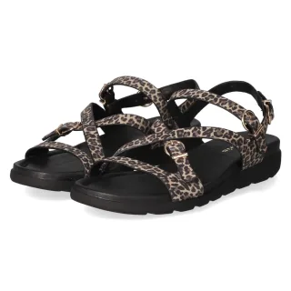 Tamaris Sandalen - Gr. 36 - Beige - Rauleder