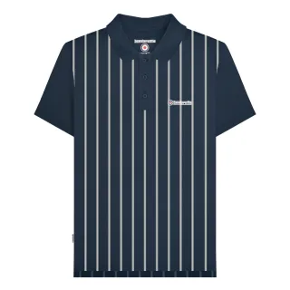 Lambretta - Poloshirt für Herren (Marineblau/Weiß)