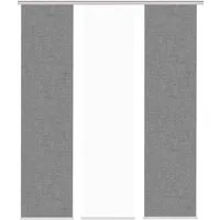 HOME WOHNIDEEN Schiebegardine Schiebegardine PIVE, Digitaldurck, Dekostoff, Seidenoptik 245x60 cm (3 St), Paneelwagen, blickdicht, 100% Polyester