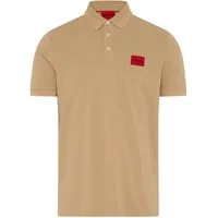 HUGO Poloshirt Dereso Slim Fit, Kurzarm, HUGO Weblabel