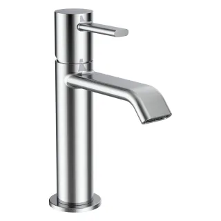 LAUFEN Waschtischarmatur MEDA Festauslauf Ausladung 110 mm ohne Ablaufventil chrom HF506604100000