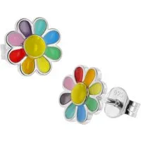 trendor Paar Ohrstecker 41661, Kinder Silber 925 Blume