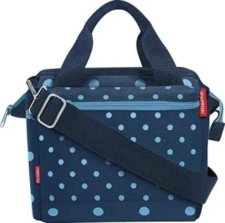 KLICKfix Roomy Lenkertasche mixed dots blue 4 L