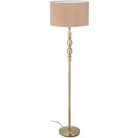 relaxdays Stehlampe Wohnzimmer beige