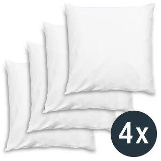 4 x Sleezzz Vital wasserundurchlässiger Molton-Kopfkissenbezug 80 x 80 cm