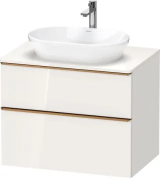 Duravit D-Neo Konsolenwaschtischunterbau wandhängend Weiß Hochglanz 800x550x664 mm - DE4967004220000 DE4967004220000