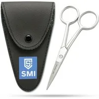 SMI Bartschere Bartschere Männer Schnurrbart schere Augenbrauenschere Schere + Etui