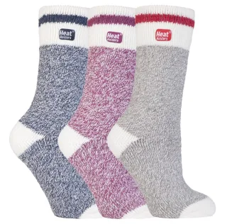 HEAT HOLDERS - 3er Pack Multipack Damen Isolierte Thermosocken für den Winter - Barcelona