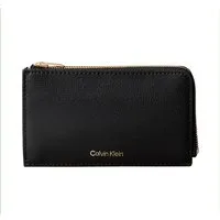 Calvin Klein Kartenetui FOIL LOGO TOP ZIP CARDCASE, Kreditkartenetui mit CK-Logo
