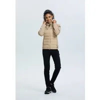 Icepeak Hybridjacke ICEPEAK ASHBURN mit fester Kapuze und Kordelzügen, aus 4-Wege-Stretch-Material
