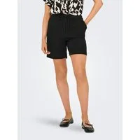 ONLY Shorts ONLSIESTA MW PULL-UP LIN BL SHORTS NOOS loose fit, Jersey, Viskosemischung, elastischer Bund, unifarben