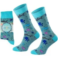 Chili Lifestyle Freizeitsocken TAUCHEN Lustige Socken mit Spruch Banderole als Geschenksocken (Paar, 1-Paar, Mit Spruchbanderole) Weichbund ohne Gummidruck