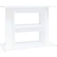 vidaXL Aquariumunterschrank Aquariumständer Weiß 80x35x60 cm Holzwerkstoff