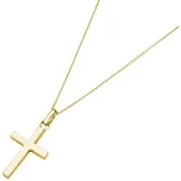 Smart Jewel Kreuzkette mit Anhänger Kreuz, Silber 925