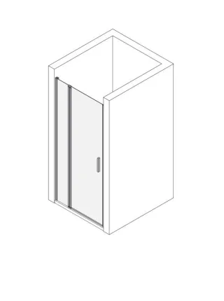 Koralle Pendeltür SL410 NPFA L 140 in Nische, VY00314020AA1 VY00314020AA1