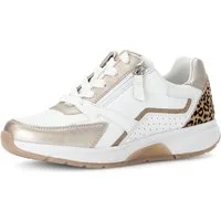rollingsoft Keilsneaker, Freizeitschuh, Halbschuh, Schnürschuh mit Kontrastbesätzen