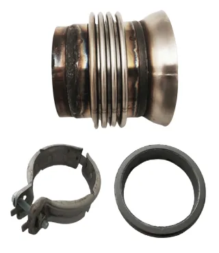 Edelstahl Reparatur Flexrohr Flexteil - Rohrverbinder für Mercedes Sprinter W906 vor Partikelfilter DPF 72mm + Schelle + Dichtring