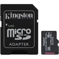 Industrial 16 GB microSDHC, Speicherkarte schwarz, UHS-I U3, Class 10, V30, A1