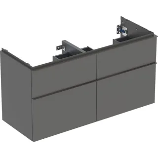 Geberit iCon Unterschrank für Doppel-Waschtisch, 4 Schubl. 502309JK1