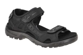 Ecco 82218402001 Yucatan Plus Herren Sandale schwarz - black, Neoprenfutter &...