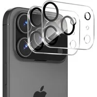 CLM-Tech Kameraschutzglas 2X für iPhone 17 PRO 6,3 Zoll, Linse Schutzglas 9H Glas - Folie kristallklar Panzerglas, 2 Stück, Kratzfest