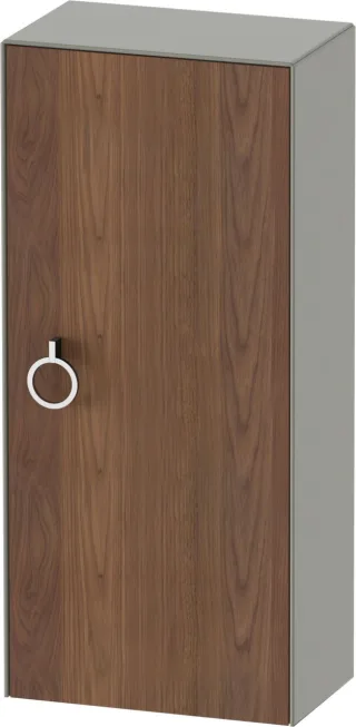 Duravit White Tulip Halbhochschrank Amerikanischer Nussbaum & Stein Grau Matt & Seidenmatt 400x240x8 WT1323R7792