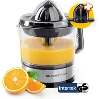 GOURMETmaxx Zitruspresse Elektrische Zitruspresse Für bis zu 700 ml Saft, 40 W, 2 Pressaufsätze für frisch-gepressten Saft aus Orangen,Grapefruits etc